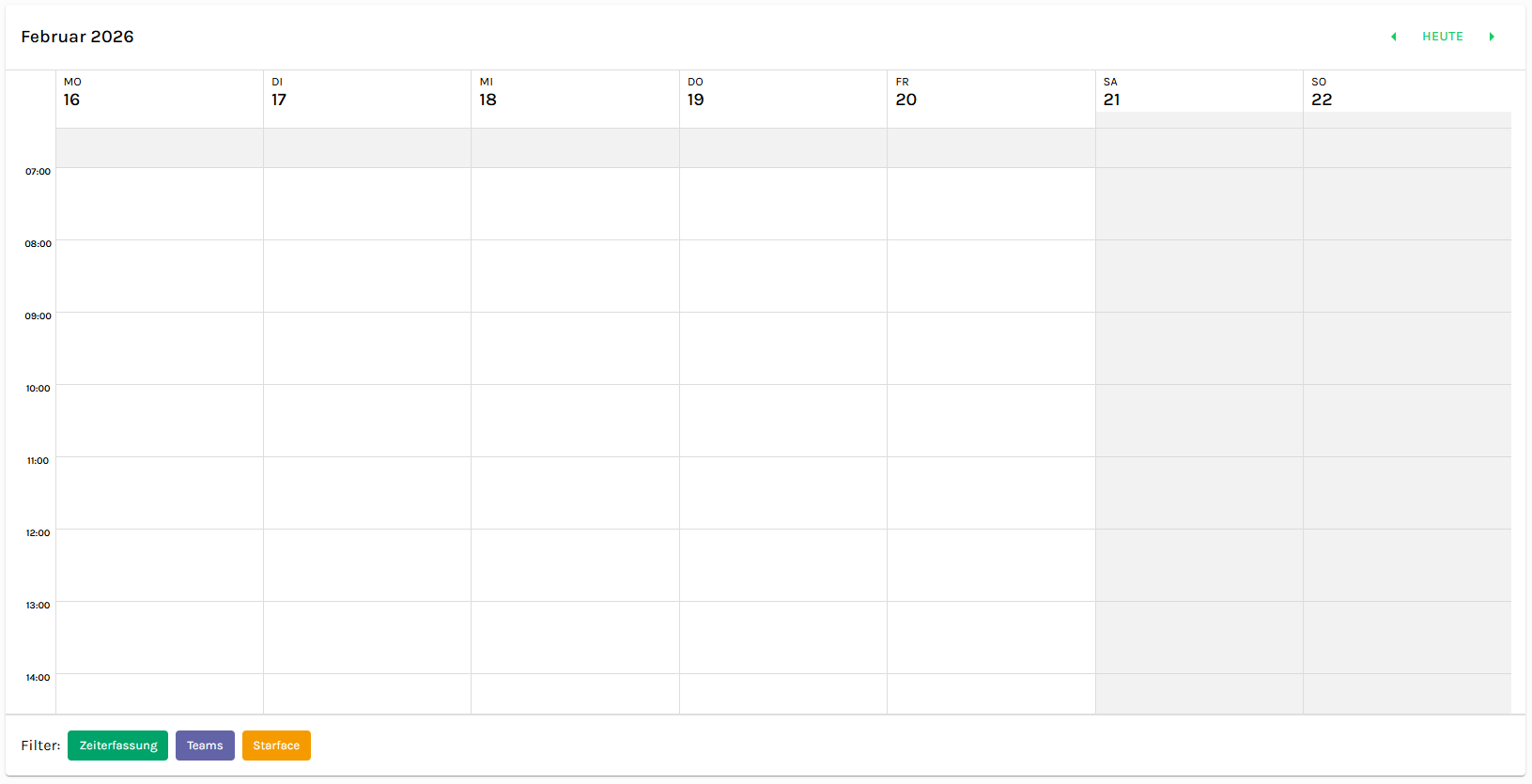 Werkzeug-Reservieren